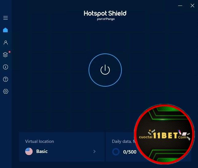 Tiến hành fake IP bằng phần mềm Hotspot Shield